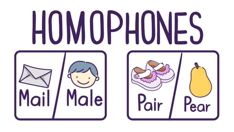 Telaffuzu aynı olan ingilizce kelimeler (Homophones)